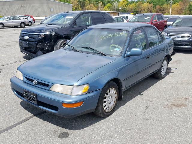 1NXBB02E6TZ492070 - 1996 TOYOTA COROLLA DX TEAL photo 2