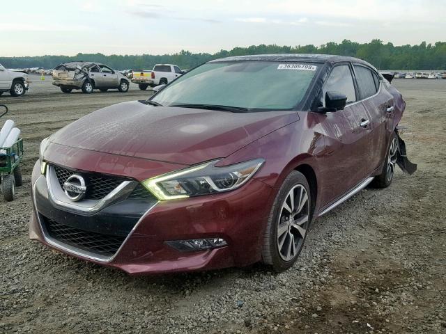 1N4AA6AP4GC904402 - 2016 NISSAN MAXIMA 3.5 RED photo 2