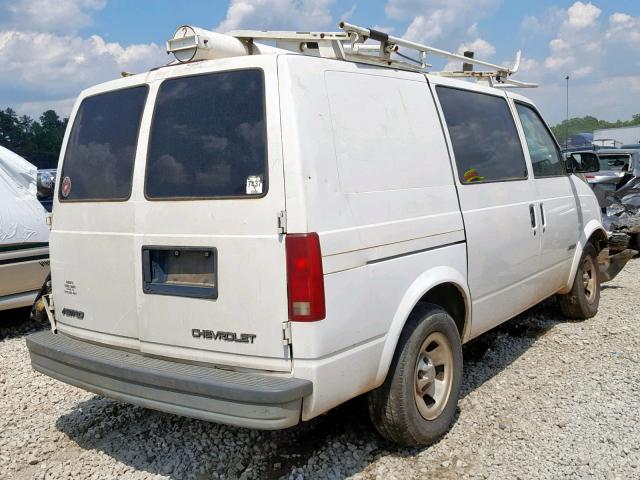 1GCDM19W11B148618 - 2001 CHEVROLET ASTRO WHITE photo 4