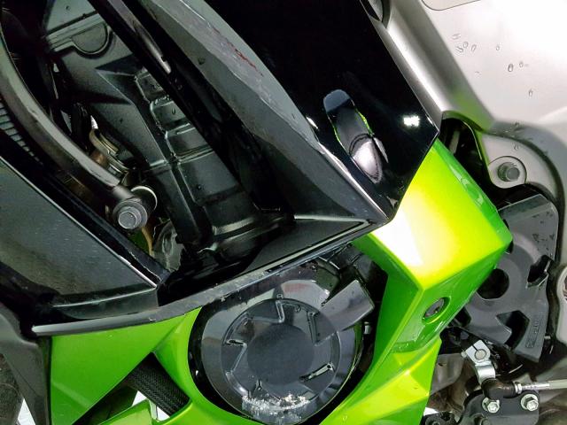 JKAZXCG17CA015722 - 2012 KAWASAKI ZX1000 G GREEN photo 11