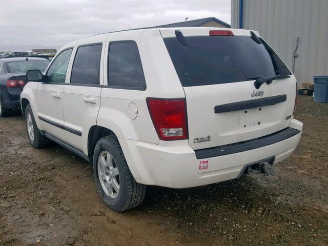 1J8HR48N08C215591 - 2008 JEEP GRAND CHER WHITE photo 3