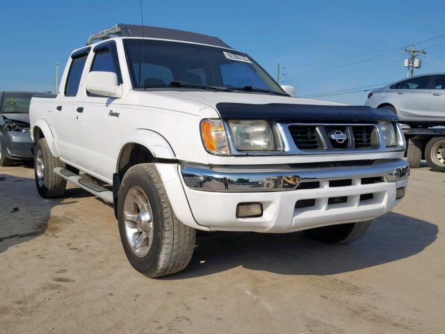 1N6ED27T1YC385047 - 2000 NISSAN FRONTIER C WHITE photo 1