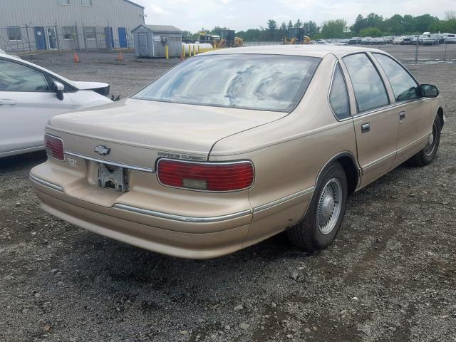 1G1BL52W3SR120929 - 1995 CHEVROLET CAPRICE CL 金色 照片 4
