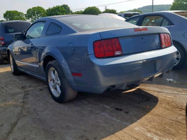 1ZVFT82H875306182 - 2007 FORD MUSTANG GT BLUE photo 3