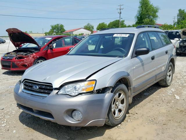 4S4BP61C577343092 - 2007 SUBARU LEGACY OUT SILVER photo 2