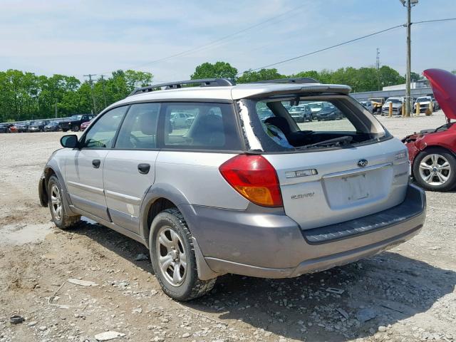 4S4BP61C577343092 - 2007 SUBARU LEGACY OUT SILVER photo 3