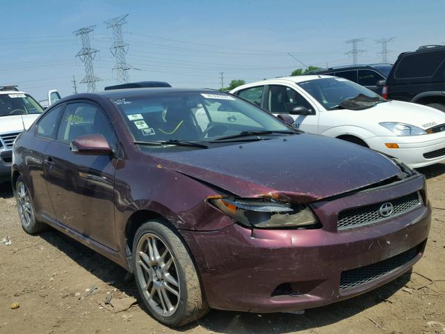 JTKDE167860074801 - 2006 TOYOTA SCION TC Tünd qırmızı foto 1