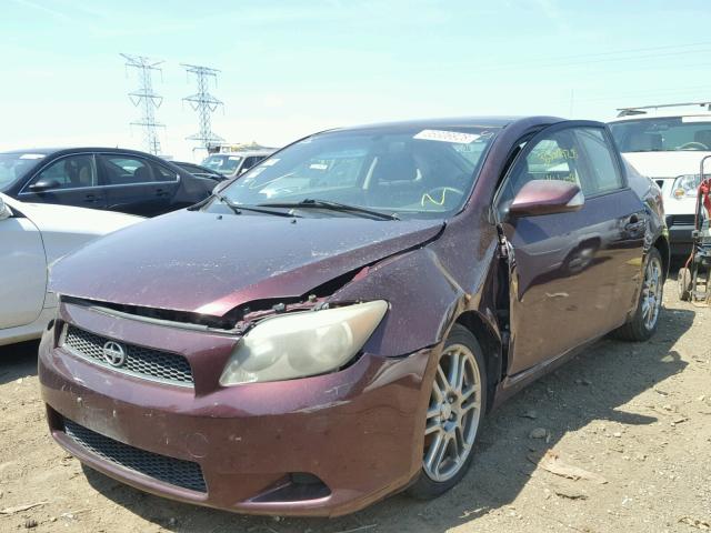 JTKDE167860074801 - 2006 TOYOTA SCION TC Tünd qırmızı foto 2