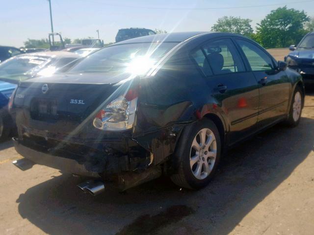 1N4BA41E97C824181 - 2007 NISSAN MAXIMA SE BLACK photo 4