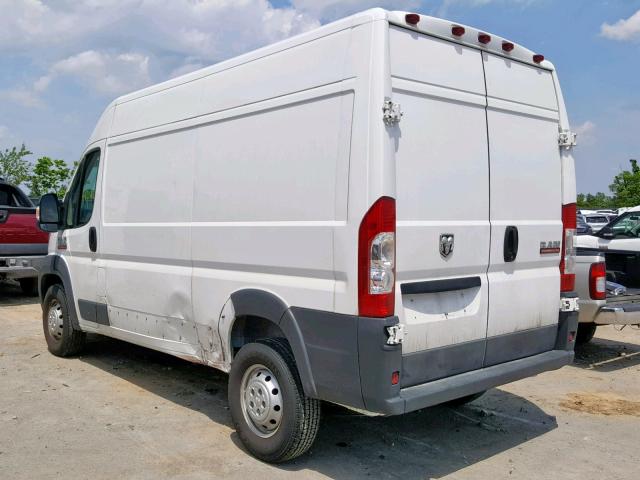 3C6TRVBG5GE122680 - 2016 RAM PROMASTER WHITE photo 3