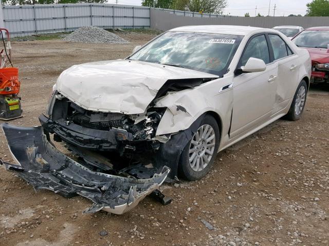 1G6DG5E53D0104036 - 2013 CADILLAC CTS LUXURY WHITE photo 2