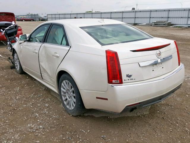 1G6DG5E53D0104036 - 2013 CADILLAC CTS LUXURY WHITE photo 3