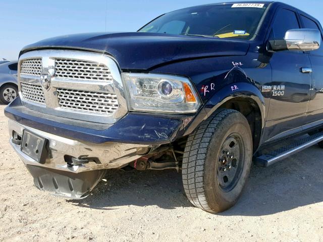 1C6RR7NT9FS632718 - 2015 RAM 1500 LARAM BLUE photo 9