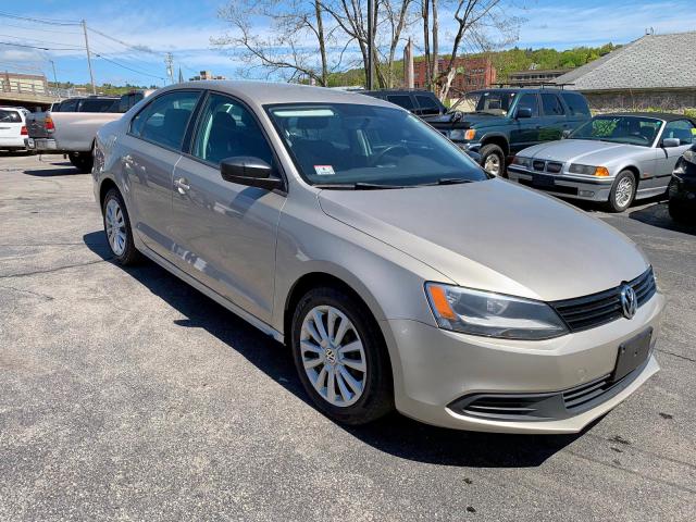 3VW2K7AJ9CM453311 - 2012 VOLKSWAGEN JETTA BASE TAN photo 1