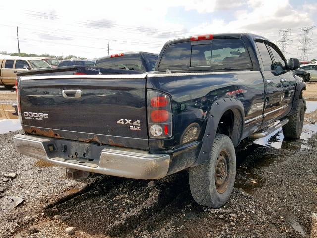 3D7KU28C14G263998 - 2004 DODGE RAM 2500 S შავი ფოტო 4