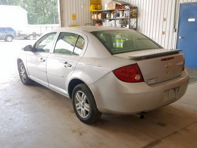 1G1AL55F267796104 - 2006 CHEVROLET COBALT LT SILVER photo 3