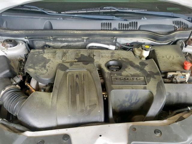 1G1AL55F267796104 - 2006 CHEVROLET COBALT LT SILVER photo 7