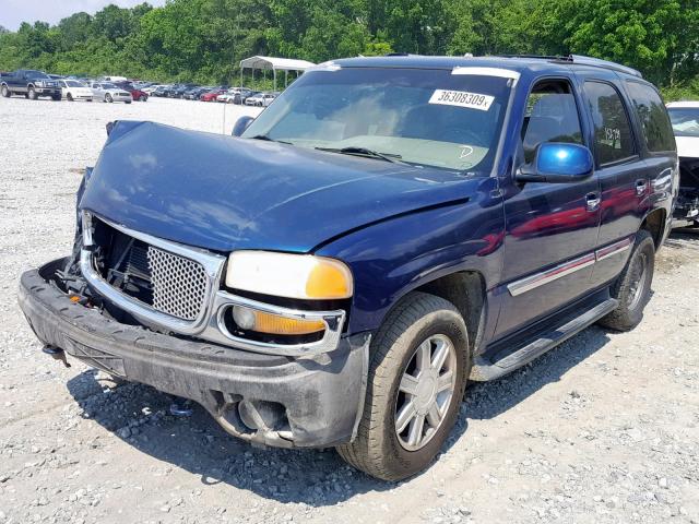 1GKEC13Z52R277548 - 2002 GMC YUKON BLUE photo 2