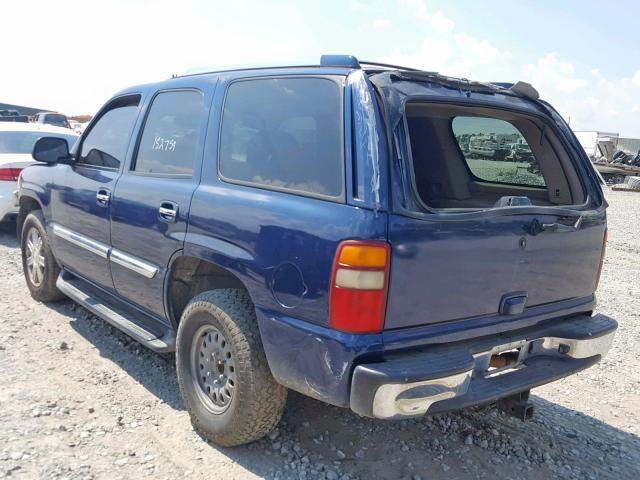 1GKEC13Z52R277548 - 2002 GMC YUKON BLUE photo 3