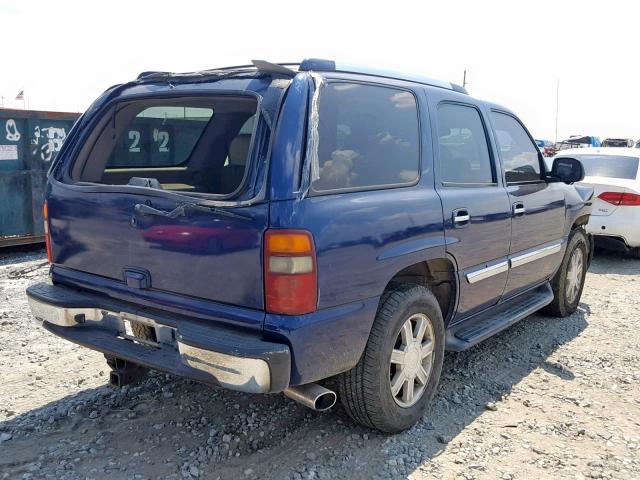 1GKEC13Z52R277548 - 2002 GMC YUKON BLUE photo 4