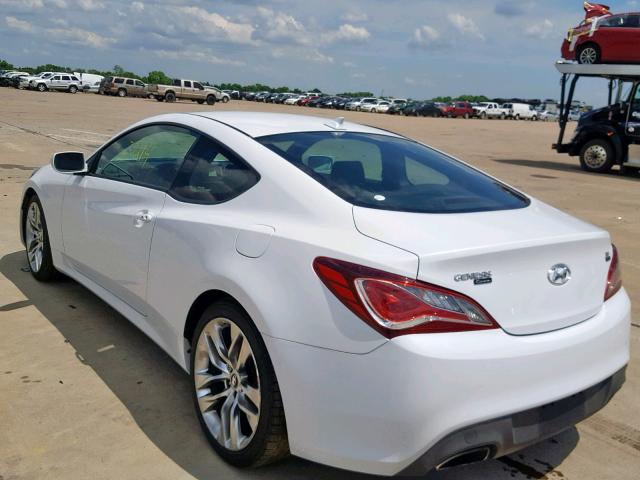 KMHHU6KJ5FU122091 - 2015 HYUNDAI GENESIS CO WHITE photo 3