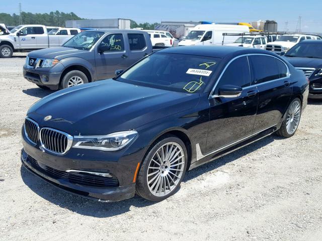 WBA7F2C5XHG543811 - 2017 BMW ALPINA B7 BLACK photo 2