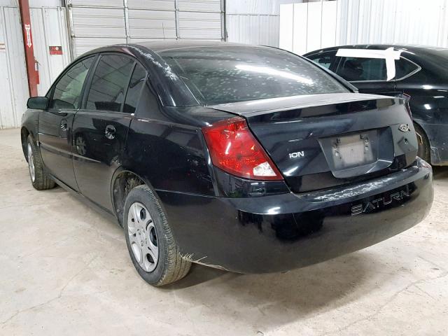 1G8AJ54F95Z181061 - 2005 SATURN ION LEVEL BLACK photo 3
