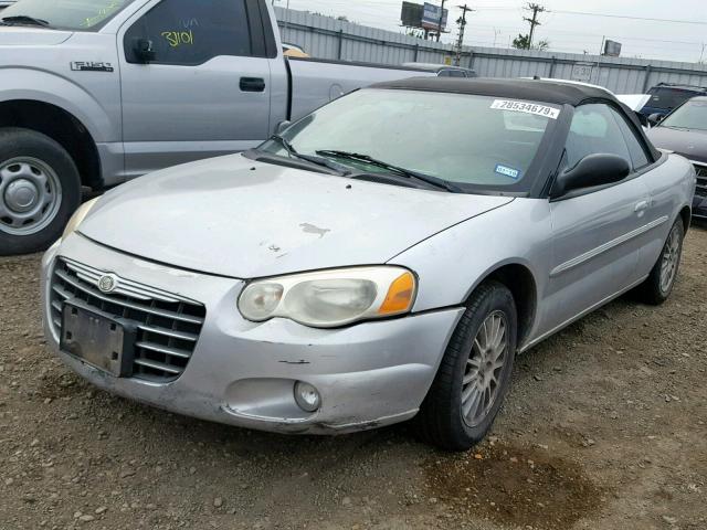 1C3EL55R95N567369 - 2005 CHRYSLER SEBRING TO SILVER photo 2