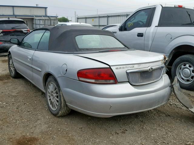 1C3EL55R95N567369 - 2005 CHRYSLER SEBRING TO SILVER photo 3