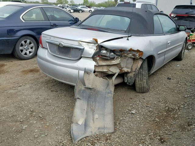 1C3EL55R95N567369 - 2005 CHRYSLER SEBRING TO SILVER photo 4