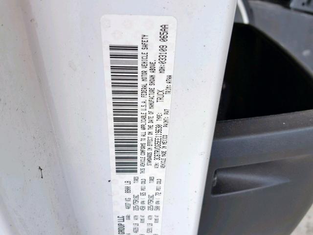 3C6TRVDG5EE119630 - 2014 RAM PROMASTER 白色 照片 10