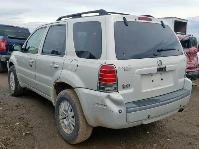 4M2CU97197KJ09084 - 2007 MERCURY MARINER PR BEIGE photo 3