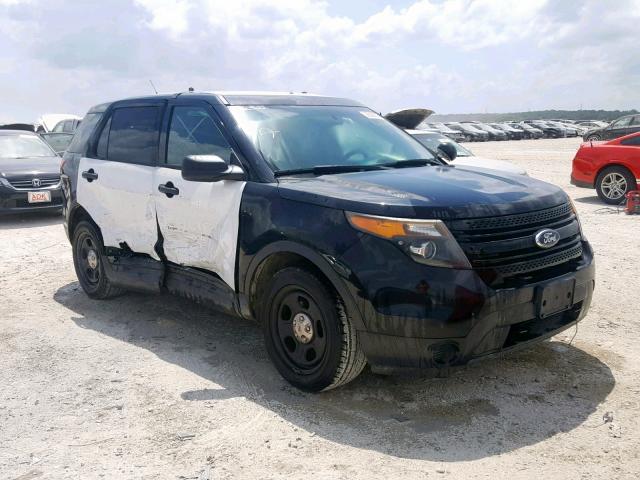 1FM5K8AR9DGC26011 - 2013 FORD EXPLORER P BLACK photo 1