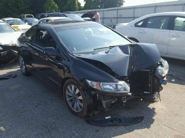 2HGFG12959H514458 - 2009 HONDA CIVIC EXL BLACK photo 1