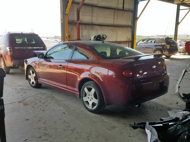 1G1AT18HX97154322 - 2009 CHEVROLET COBALT LT RED photo 3