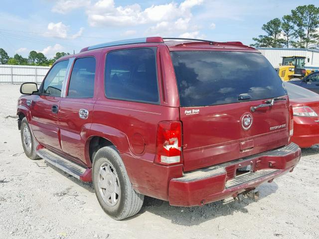 1GYEC63T55R152889 - 2005 CADILLAC ESCALADE L RED photo 3