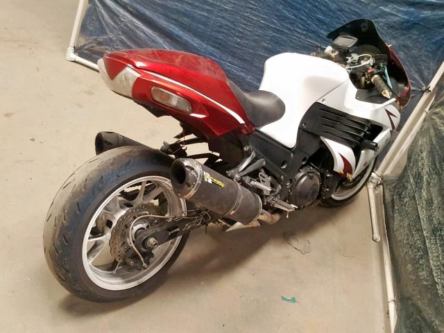 JKBZXNA107A019908 - 2007 KAWASAKI ZX1400 A WHITE photo 4