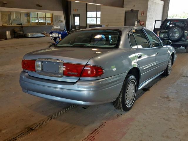 1G4HP54K434140570 - 2003 BUICK LESABRE CU BLUE photo 4