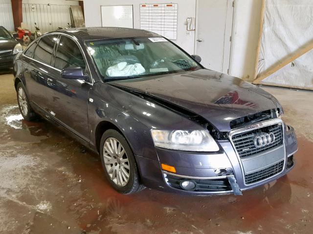 WAUDG74F06N057182 - 2006 AUDI A6 3.2 QUA GRAY photo 1