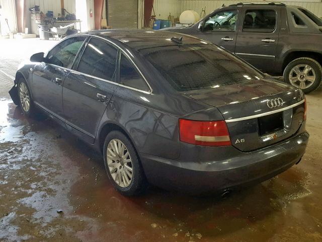 WAUDG74F06N057182 - 2006 AUDI A6 3.2 QUA GRAY photo 3