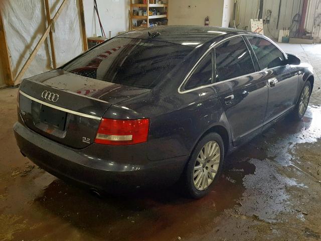 WAUDG74F06N057182 - 2006 AUDI A6 3.2 QUA GRAY photo 4