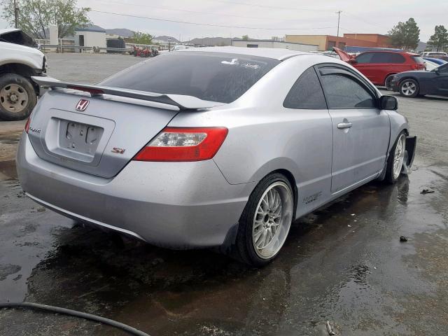 2HGFG215X8H702590 - 2008 HONDA CIVIC SI SILVER photo 4