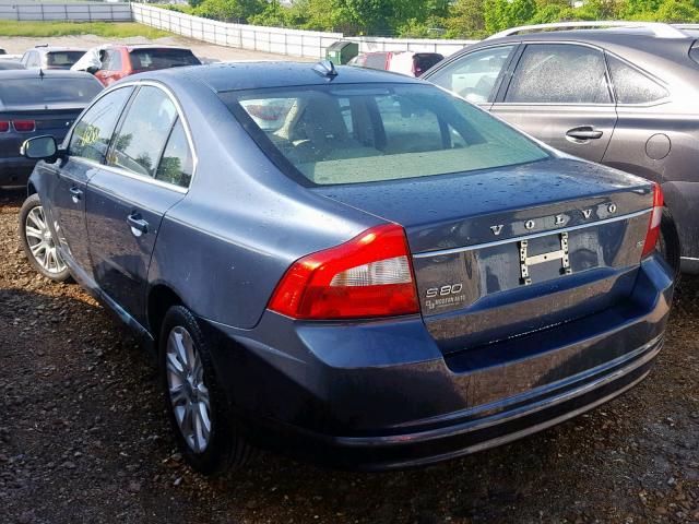 YV1AS982191089717 - 2009 VOLVO S80 3.2 BLUE photo 3