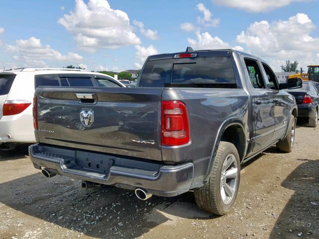 1C6SRFHT9KN549838 - 2019 RAM 1500 LIMIT CHARCOAL photo 4