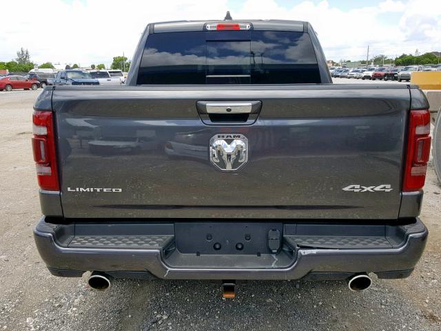 1C6SRFHT9KN549838 - 2019 RAM 1500 LIMIT CHARCOAL photo 9