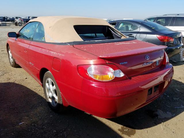 2T1FF28P03C602297 - 2003 TOYOTA CAMRY SOLARA SE  photo 3