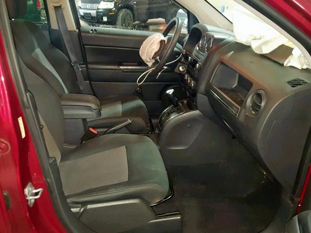 1J4NT1FA9BD137723 - 2011 JEEP COMPASS SP 勃艮第红 照片 5