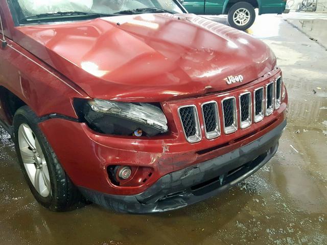 1J4NT1FA9BD137723 - 2011 JEEP COMPASS SP 勃艮第红 照片 9