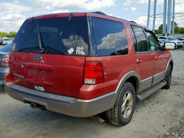 1FMFU18L03LA64847 - 2003 FORD EXPEDITION RED photo 4