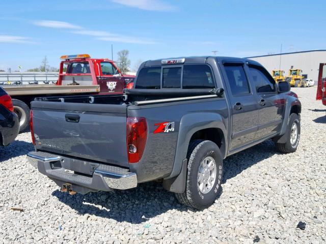 1GCDT13E188174758 - 2008 CHEVROLET COLORADO GRAY photo 4